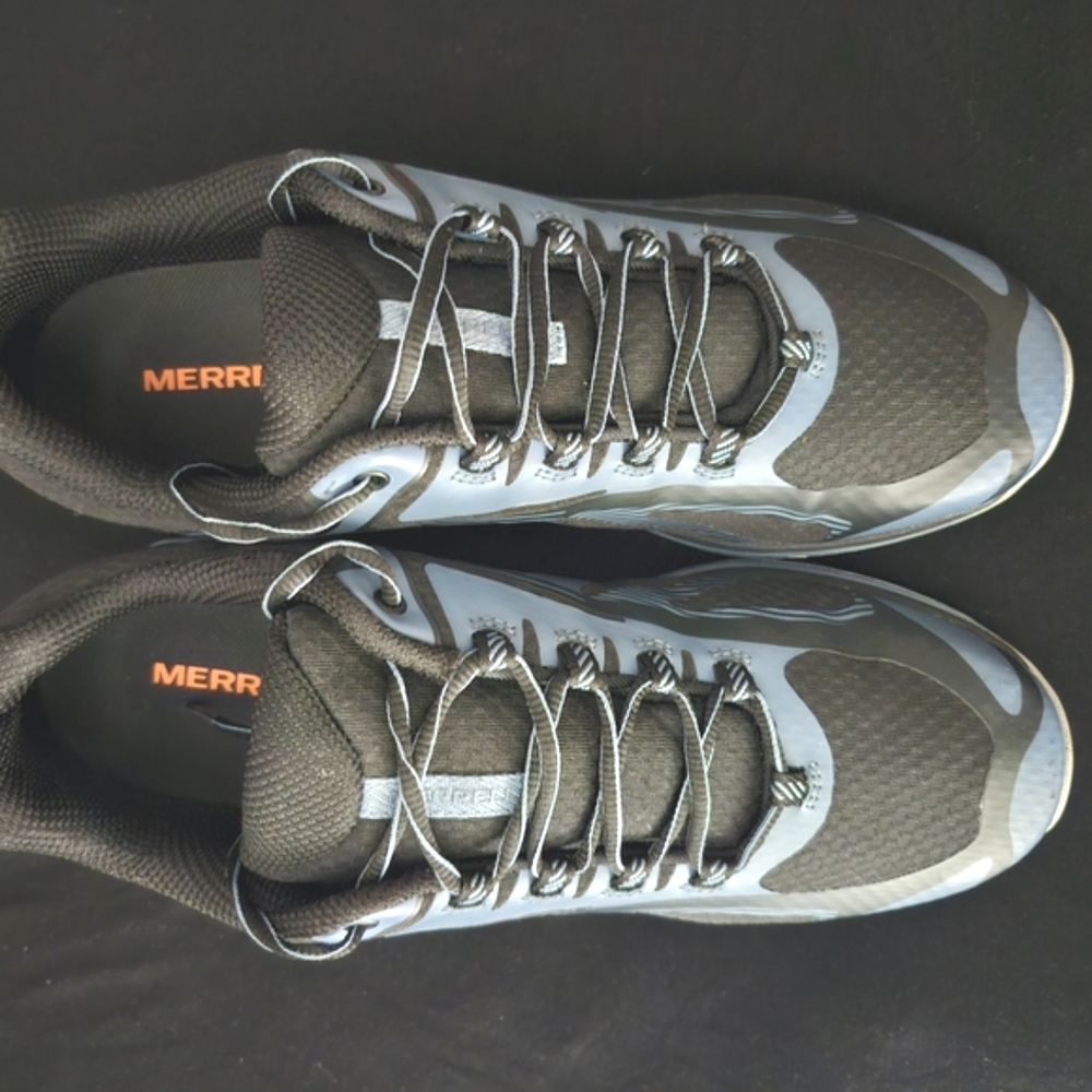 Merrell Black and Blue Athletic Shoes Worn Once